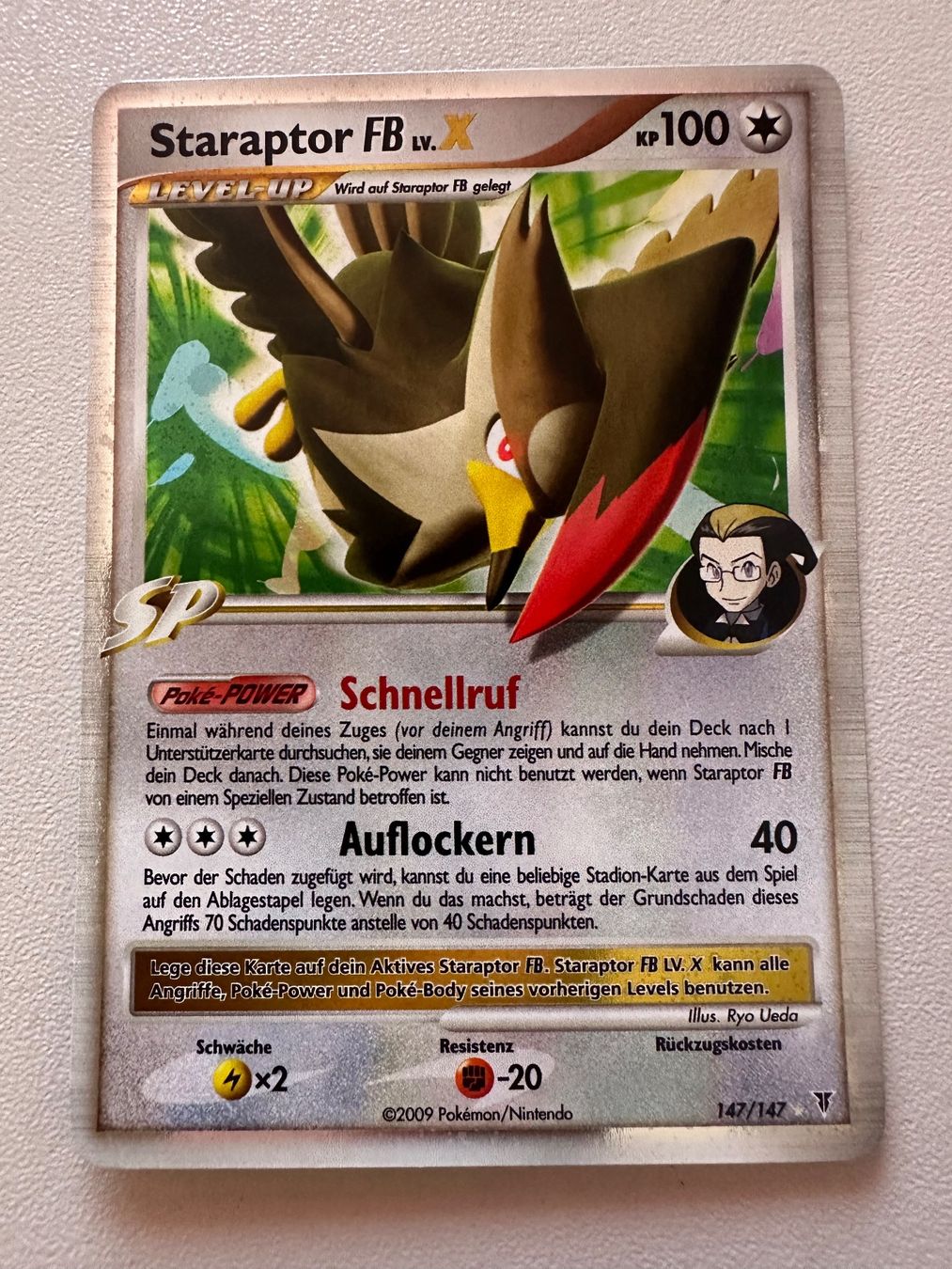 Pokémon Carte collezionabili: Staraptor FB LV.X 147/147 Pokémon Ultimative Sieger – Nuovo (secondo la descrizione) da Vordemwald venduto da MoviesAndGames