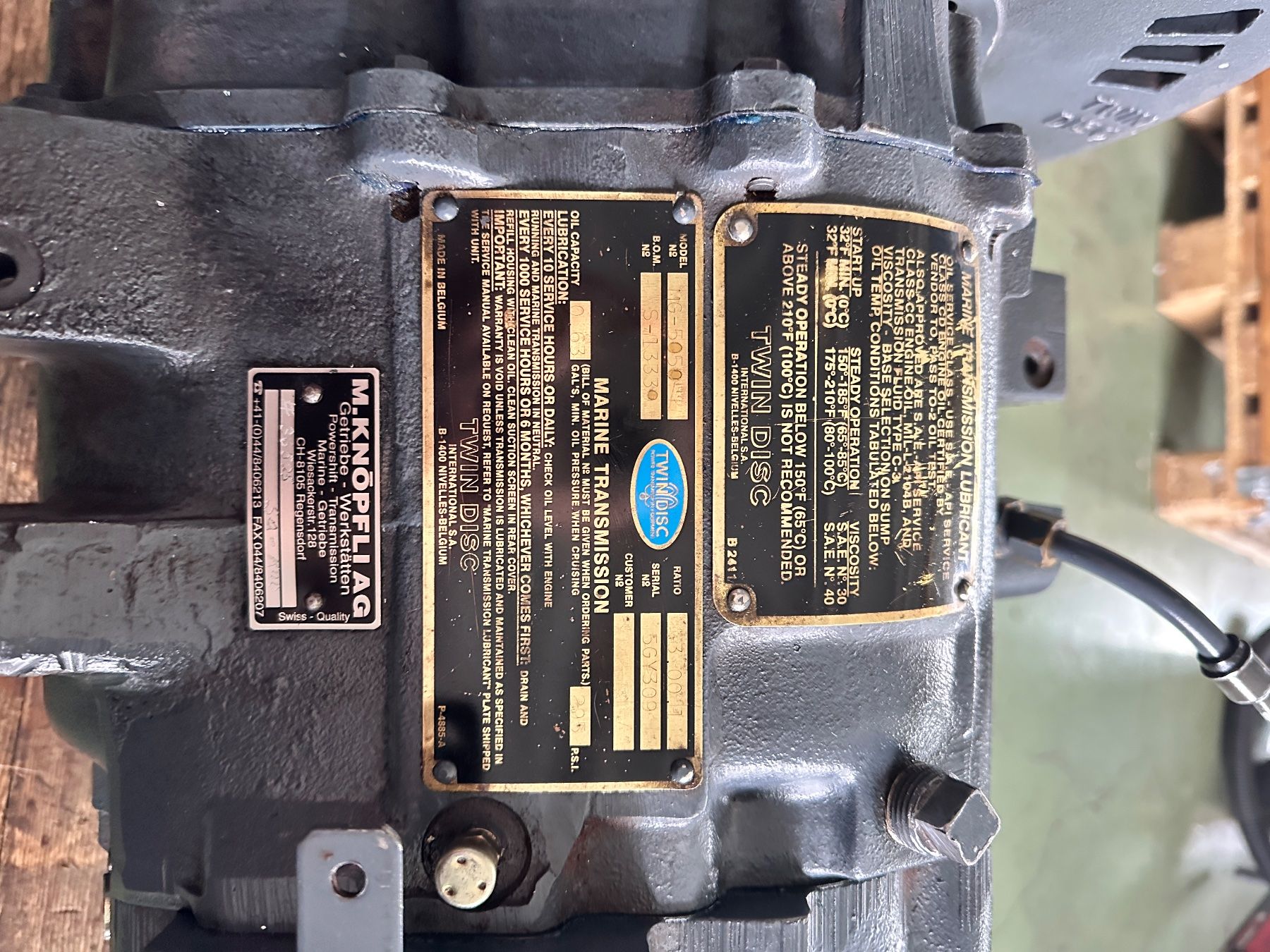 Barche: Twin-Disc Schiffs-Getriebe – Usato da Regensdorf venduto da Powershift2 5