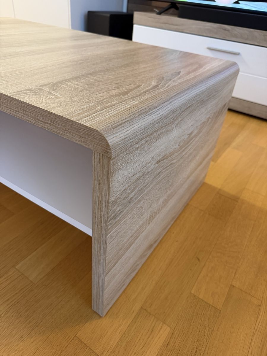 Tavoli: Conforama Couchtisch Eichenoptik mit weisser Ablagefläche – Usato da Oberarth venduto da kva_nh9k 4