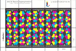 JENS W. BEYRICH HYPERSYMMETRICS BOGEN ** POSTFRISCH ** -EH54