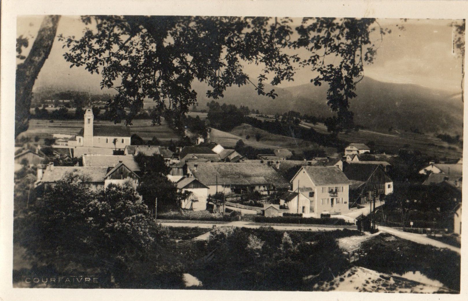 Cartoline postali: Courfaivre – Usato da Melano venduto da pisonsdro