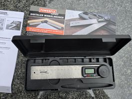 Digitaler Winkelmesser Powerfix Profi mit Anleitung & Box -