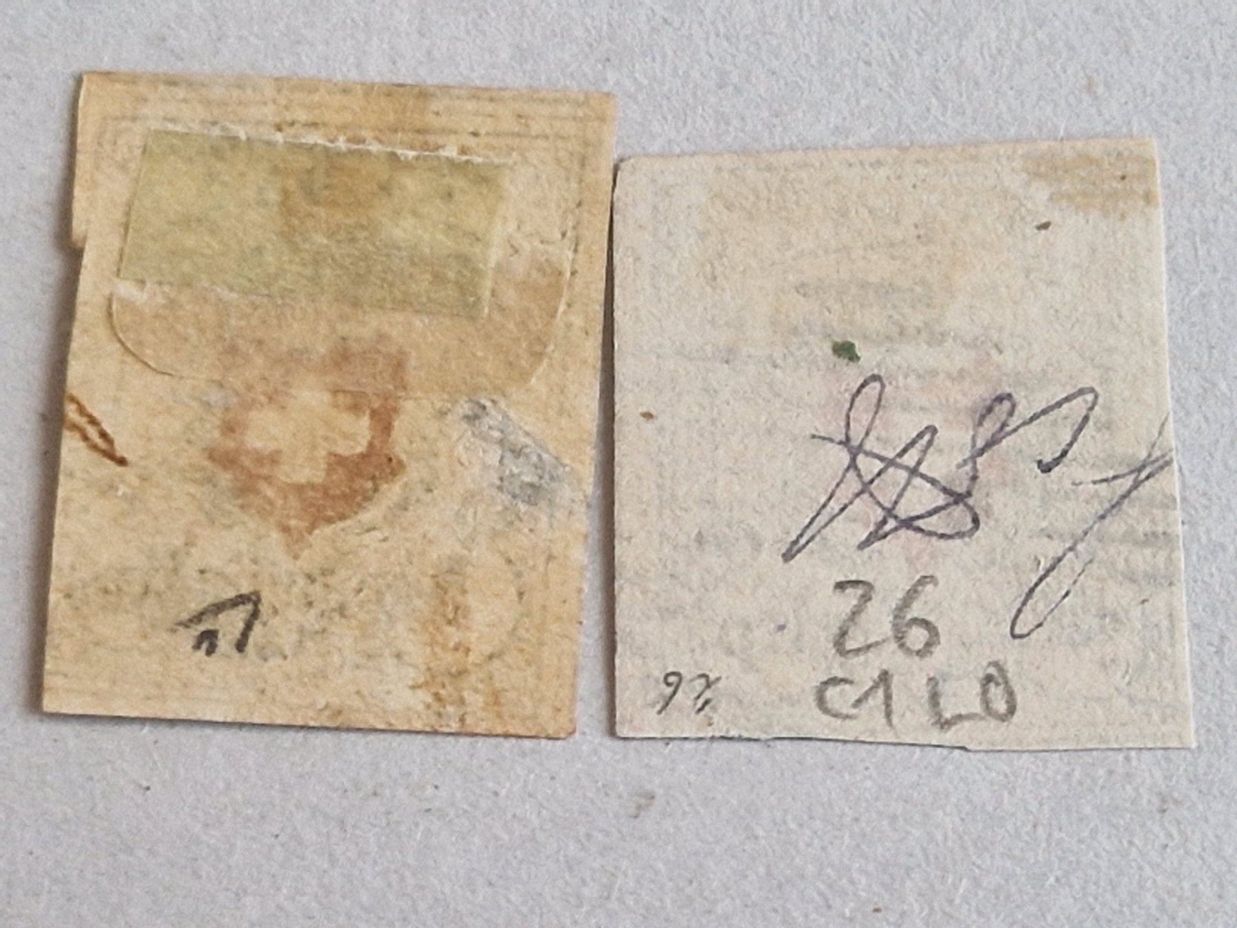 Alle Briefmarken: Rayon 17II, 2 St., ab 1.- – Gebraucht aus Burgdorf von Glossy01 5