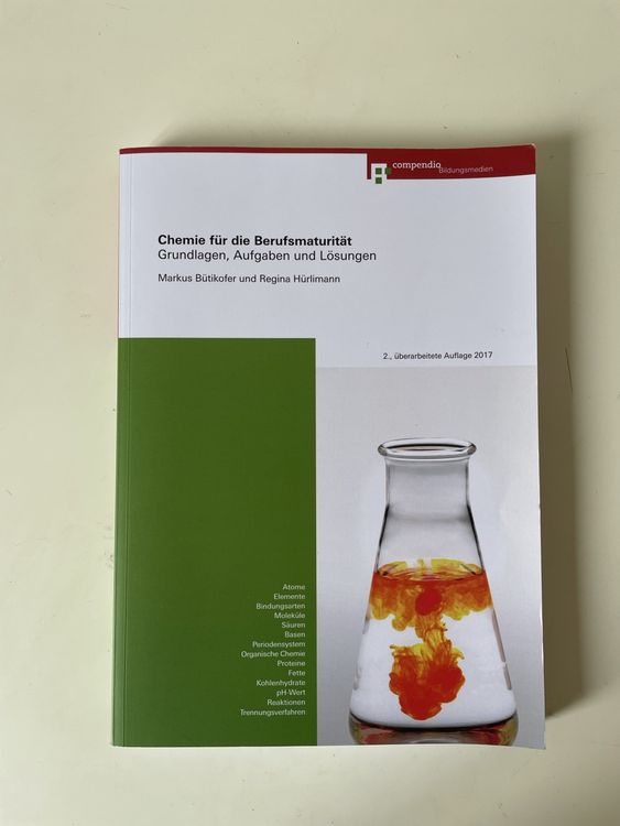 Chemie für die Berufsmaturität / Compendio Verlag / 2. Aufl. (Neu ...