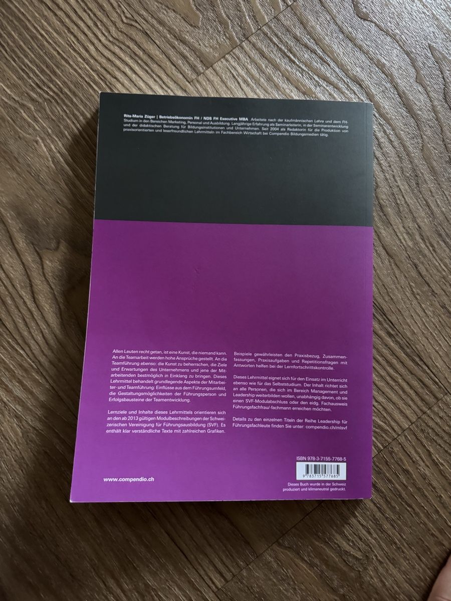Bücher: Buch Teamführung – Neu (gemäss Beschreibung) aus Ruggell von mar_vq6b 1