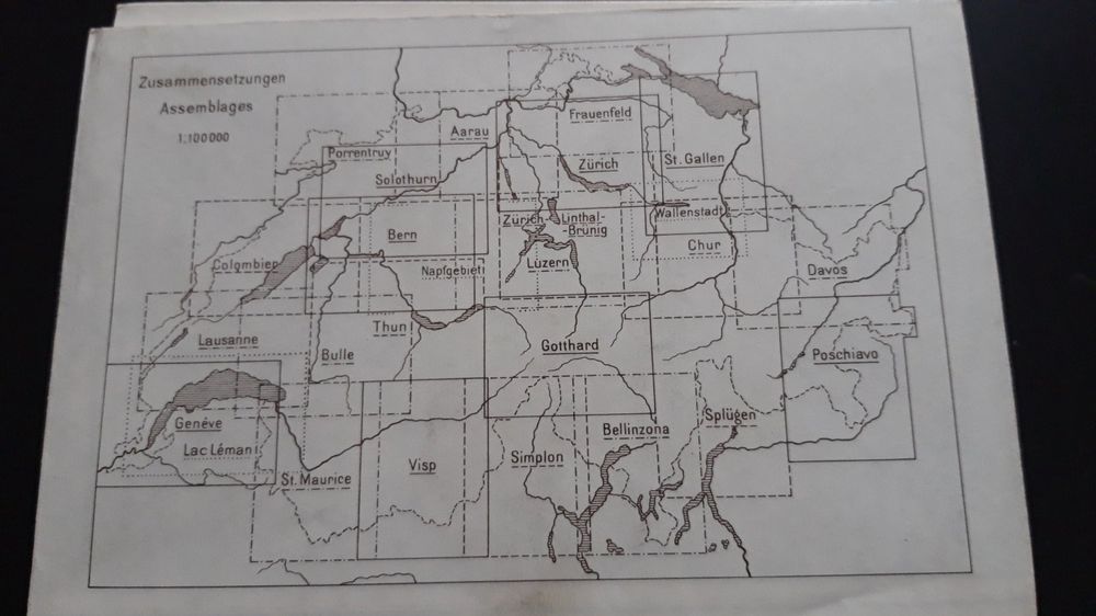 Topografische Karten Schweiz 1931 - 1939 | Kaufen Auf Ricardo