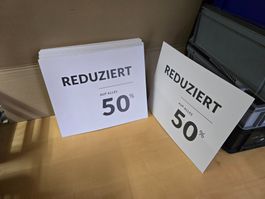 Posten Aufsteller Reduziert auf alles 50% 52x44x10cm ab 1.-