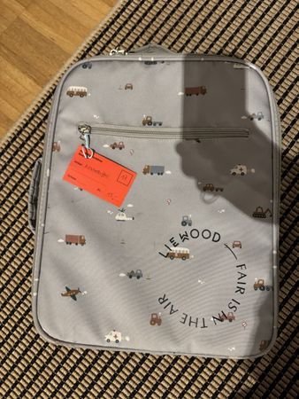 Kinderkoffer Liewood Fahrzeuge grau
