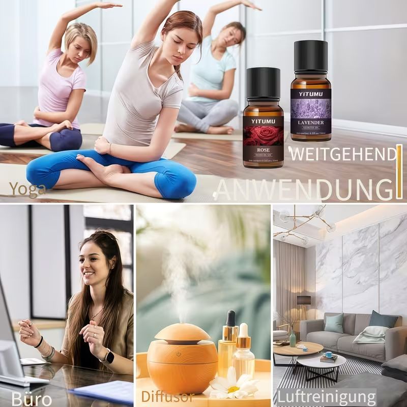 Diffusori di oli essenziali: COOLUCK Aroma-Diffusor & Luftbefeuchter – 300 ml inc. 4 Düft – Nuovo e nell'imballaggio originale da stans venduto da Kapferdesign 7
