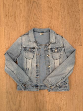 Jeansjacke Mädchen Gr. 152