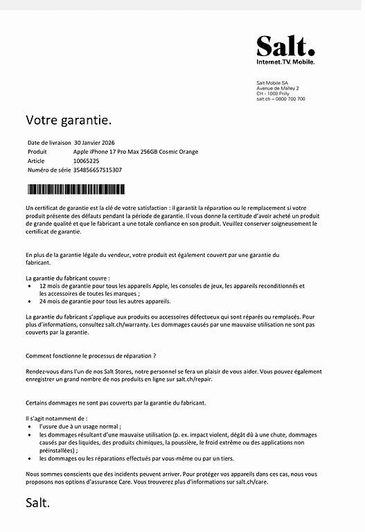 Handys / Smartphones: À vendre : iPhone 17 Pro Max 256 Go  Orange  – Gebraucht aus Lausanne von Ali312312 4
