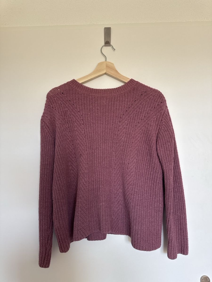 Mango Maglioni & Felpe: Mango Basics Pullover Strick lila Grösse S guter Zustand – Usato da Derendingen venduto da egg_52gx