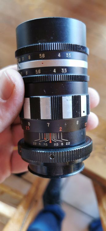Appareil Photo Argentique Exakta Varex VX Avec Objectif Fisheye Spiratone 12mm F/8