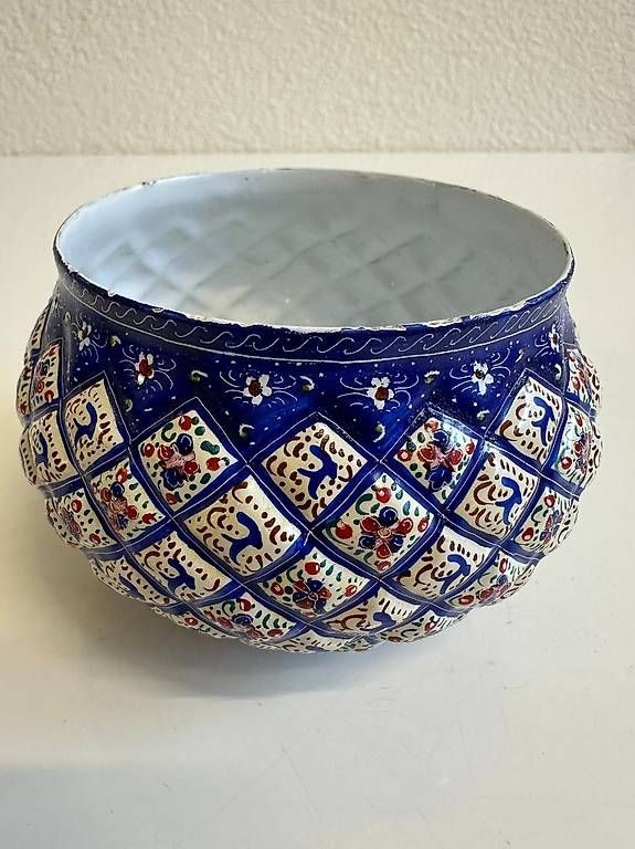 Zuccheriere: Orientalische Keramikdose mit Deckel – Usato da Obernau venduto da Arche_Noah_Brocki 6