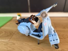 Lego Vespa 125 Roller hellblau Bausatz guter Zustand