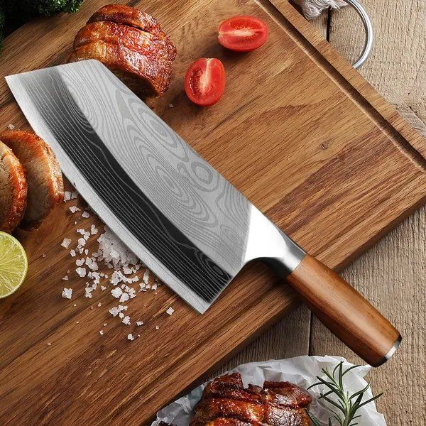 Küchenmesser: Japanisches Edelstahl Küchenmesser 32cm – Neu und originalverpackt aus Mörschwil von  1
