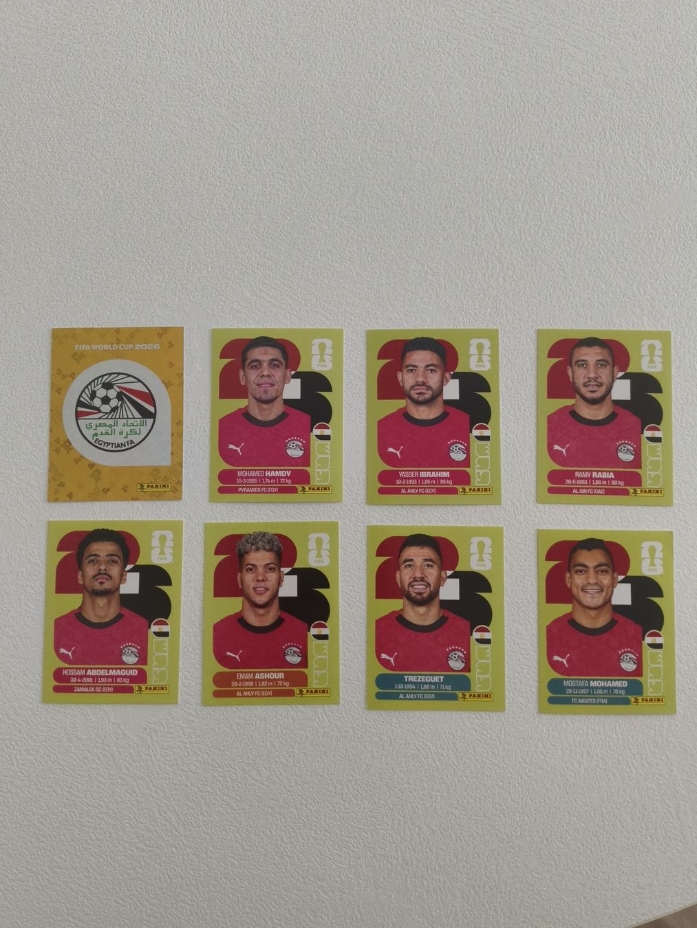 Panini Carte collezionabili: Sticker Set World Cup 2026 Panini EGY – Nuovo (secondo la descrizione) da Effingen venduto da Sublime83
