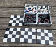 Komplettset Lego Iconic Schach 40174 mit Bauplan