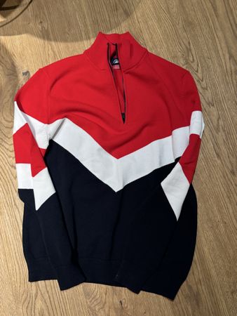 Fusalp Pullover Rot Schwarz