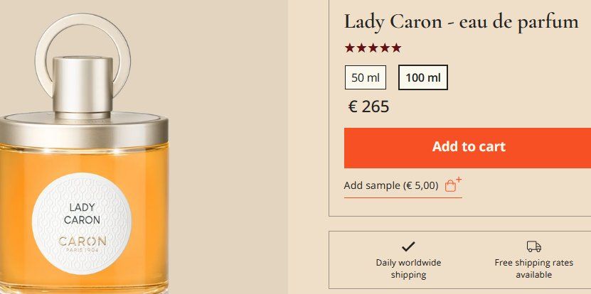 Profumi & Eau de Toilette: EdP Caron - Lady Caron 100ml – Nuovo e nell'imballaggio originale da Collonges venduto da Auganien 2