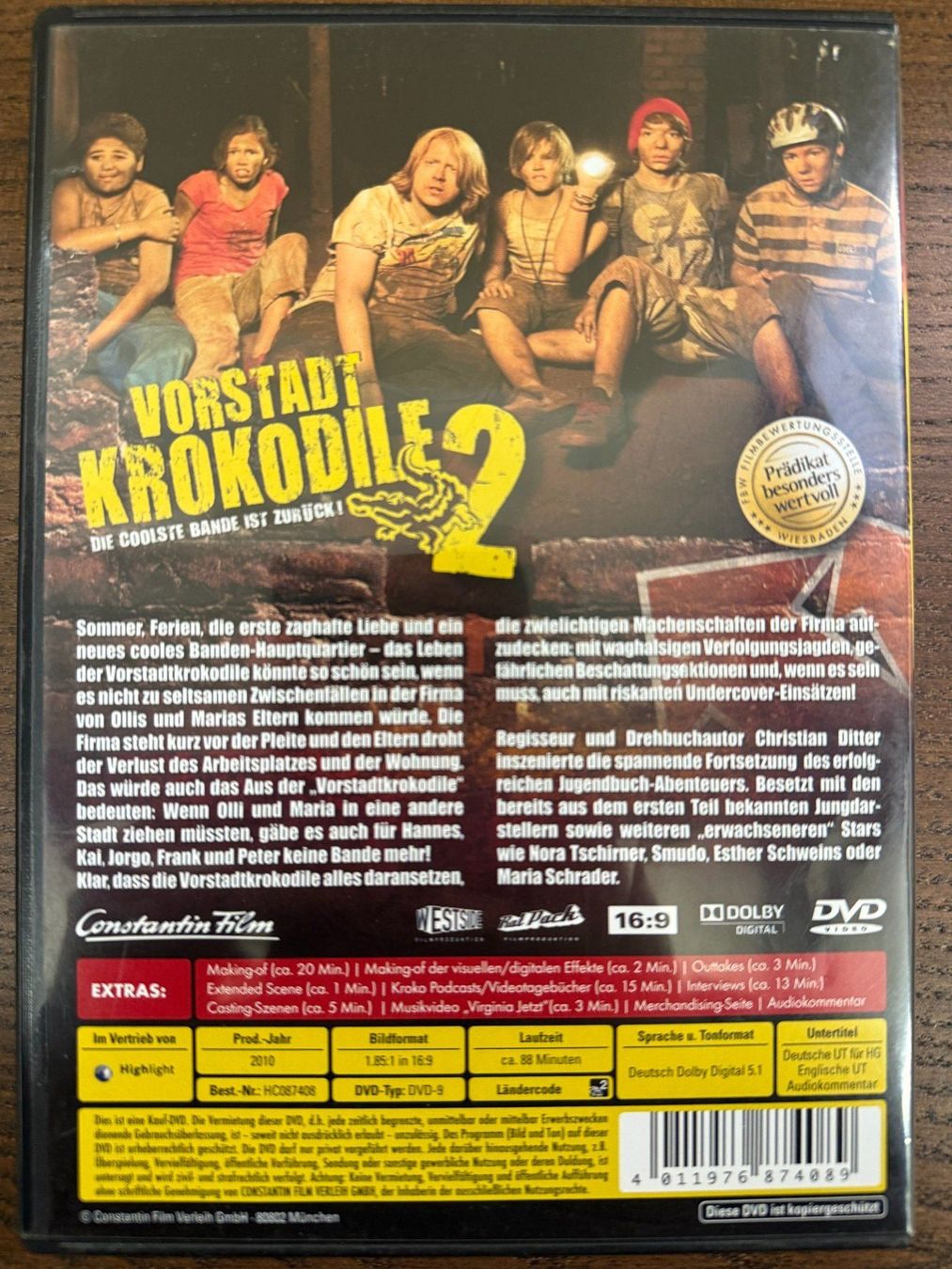 Tutti i DVDs: Vorstadtkrokodile 2 – Usato da Zürich venduto da FilmFreunde 1