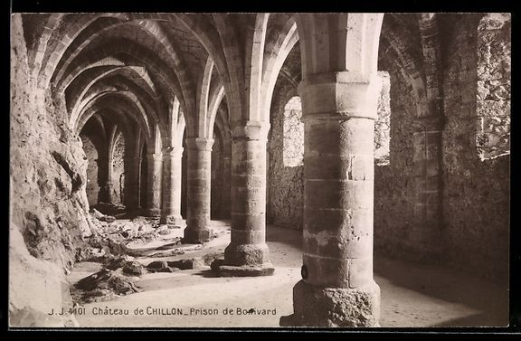 Ansichtskarten: Château de Chillon, Prison de Bonivard – Gebraucht aus Berlin von bartko-reher