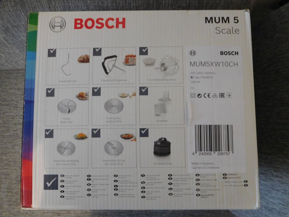 Bosch K Chen Universalmaschine Mum Scale Kaufen Auf Ricardo