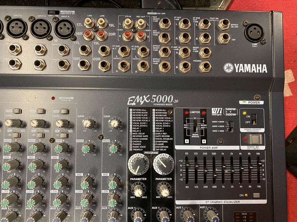 Yamaha EMX 500020 mit Laney Boxen 2x500W Power Mixer Kaufen auf Ricardo