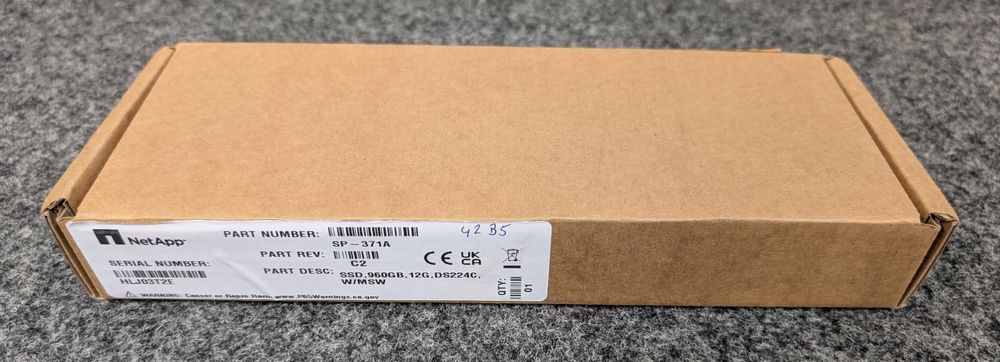 NetApp SAS SSD 960GB SAS 12G SFF - SP-371A X371A (Neu und ...