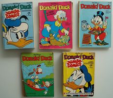 5 Donald-Duck-Comics und Jumbo-Sammelbände (Konvolut)