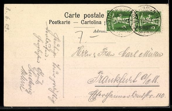 Cartoline postali: AK Mürren, Panorama – Usato da Berlin venduto da bartko-reher 1