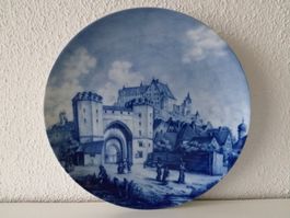 FÜRSTENBERG assiette murale / Wandteller 3. Motiv "Ländtor"