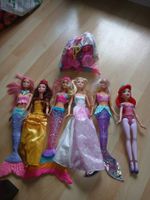 Puppen Konvolut Meerjungfrauen Kleider Prinzessinnen Zust...