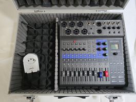 ZOOM LiveTrak L-8 Digital Mixer und Recorder mit Koffer