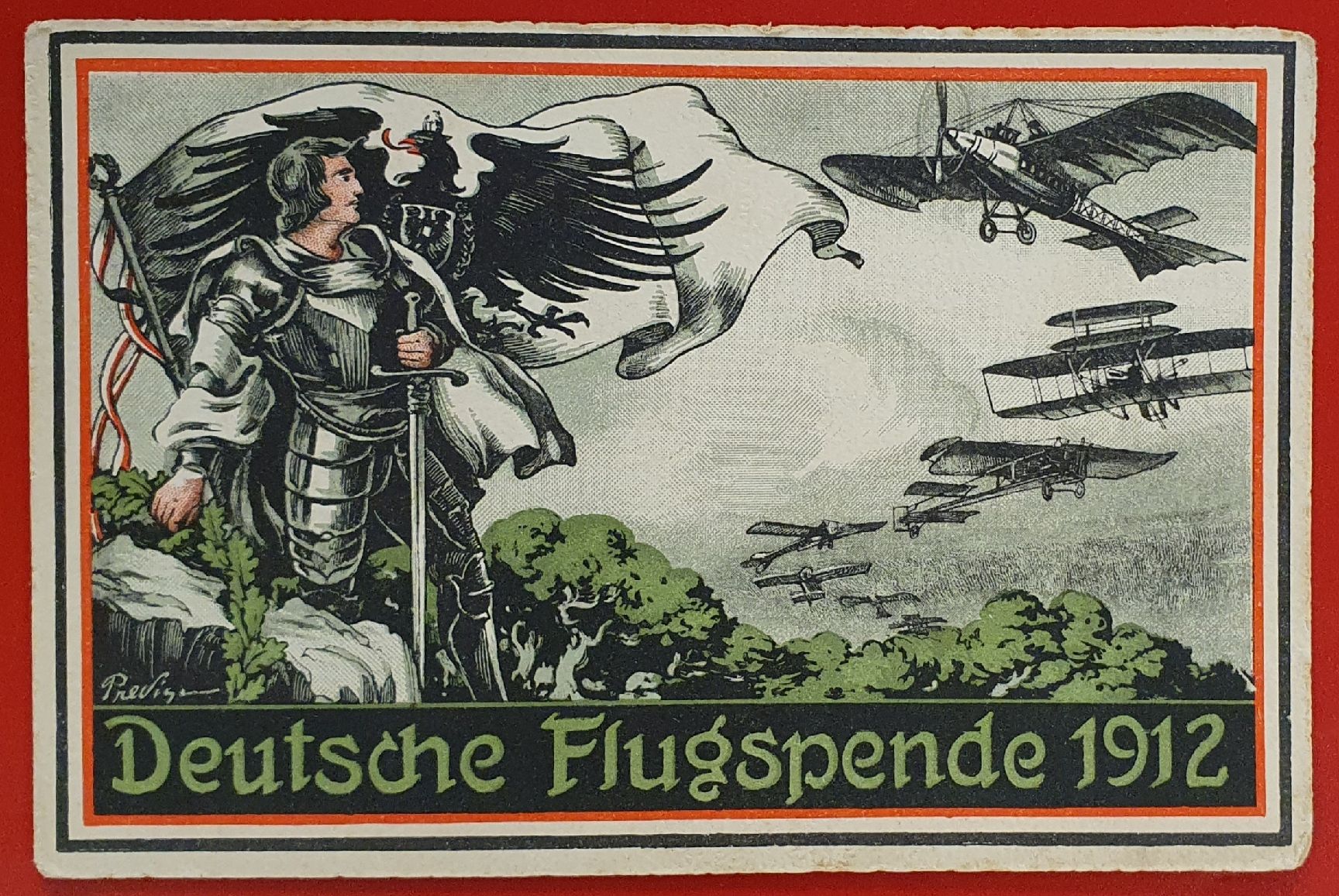 Ansichtskarten: Deutsche Flugspende 1912 – Gebraucht aus Kreuzlingen von Rschweiz1