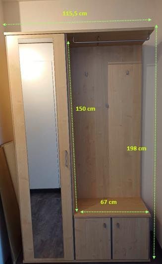Guardaroba: Flurschrank mit Spiegel – Usato da Bern venduto da ale_pnh7