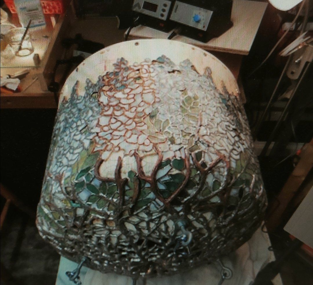Lampade: Tiffany Lampe "Mini Wisteria tree" – Usato da Volketswil venduto da rerererarara 9