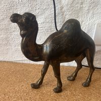 Antike Kamelfigur aus Bronze, Deko gross