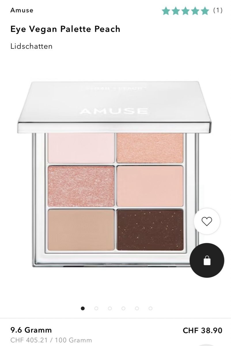 Make-up: Amuse Eye Vegan Palette Peach – Usato da Baden venduto da Tiffany6878 5