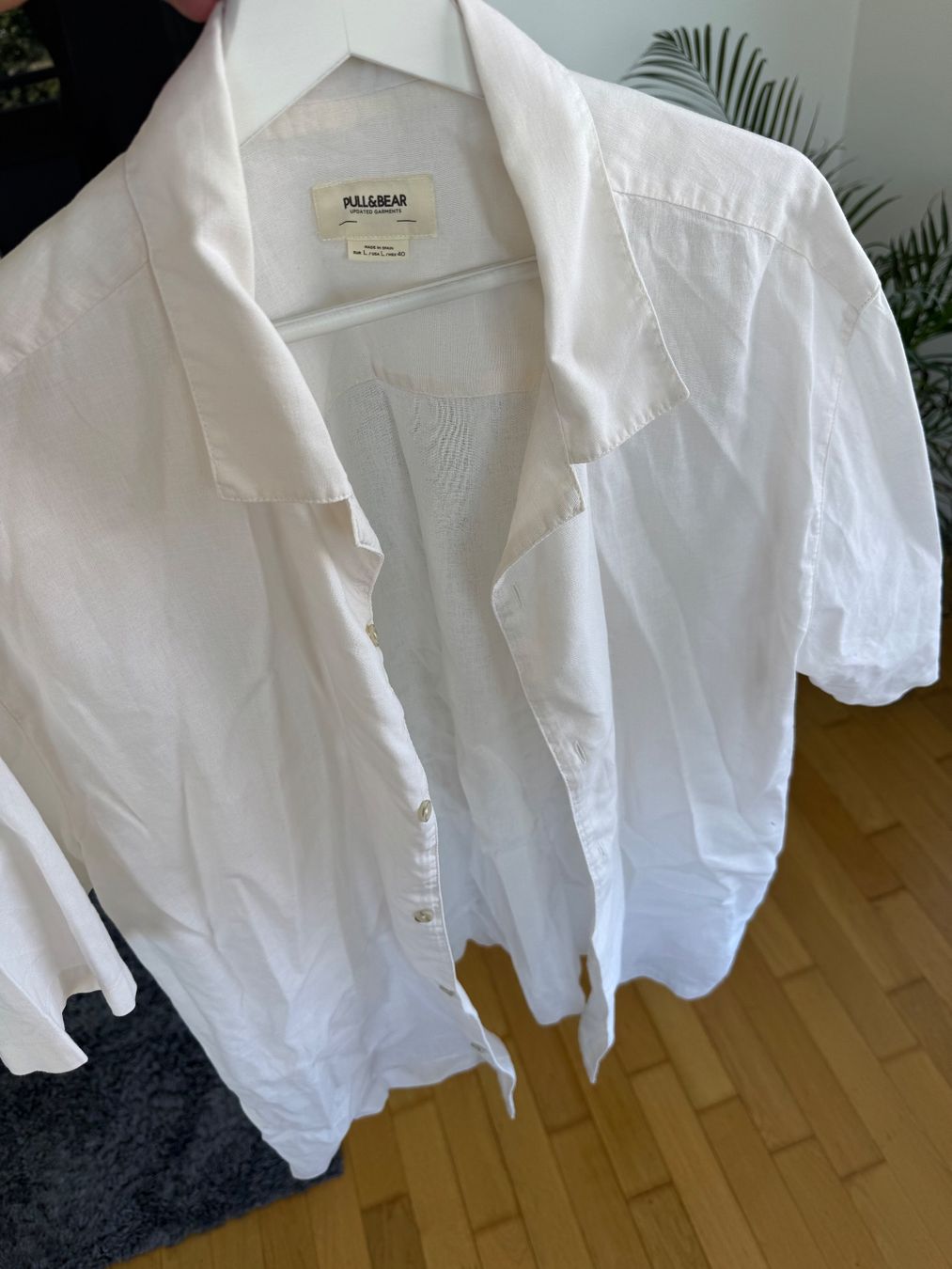 Pull&Bear Hemden: Pull & Bear Hemd weiss – Gebraucht aus Deitingen von dom_87tv