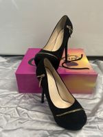 Pumps Plateau schwarz Gr 36 Neu Gratis Versand