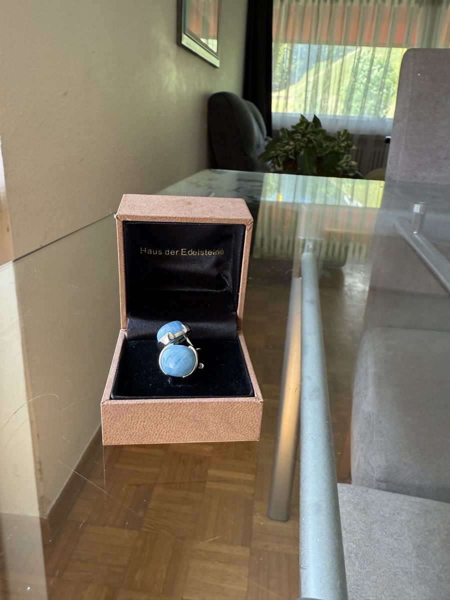 Orecchini pendenti & Orecchini a lobo: Ohrringe mit echtem Aquamarin stein – Usato da Wattwil venduto da amm_rw6l