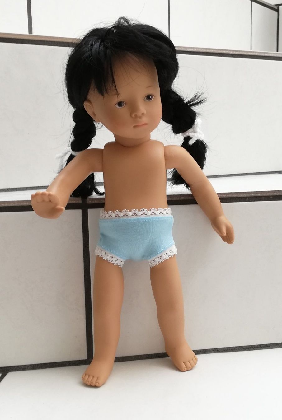 Bambole: Fürs Natterer Mädchen oder Sasha Baby: Unterhösli – Nuovo e nell'imballaggio originale da Seewen SZ venduto da 27maan