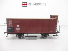Roco 66232 gedeckter Güterwagen mit Bremserhaus Bayern DC H0