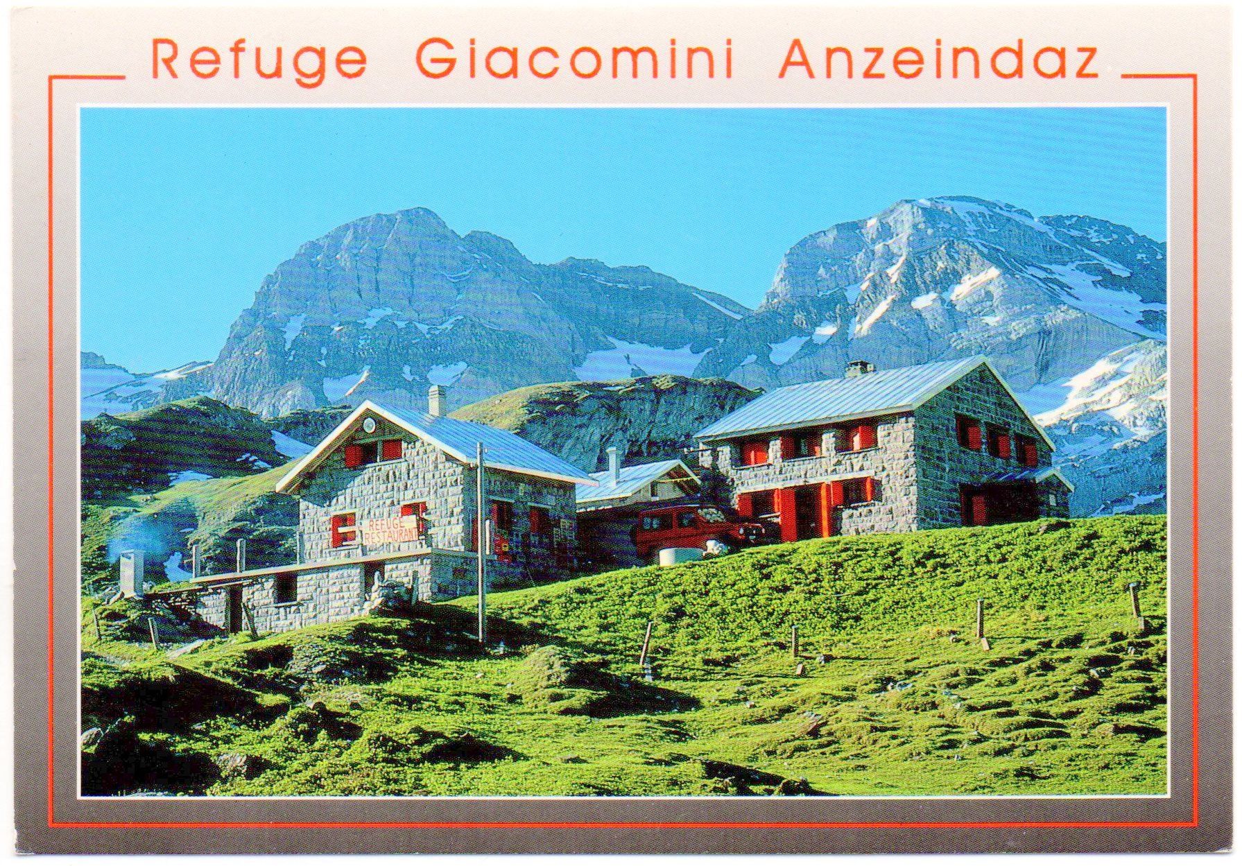 Cartes postales: BEX Refuge Giacomini ANZEINDAZ – D'occasion à Jona par philajona