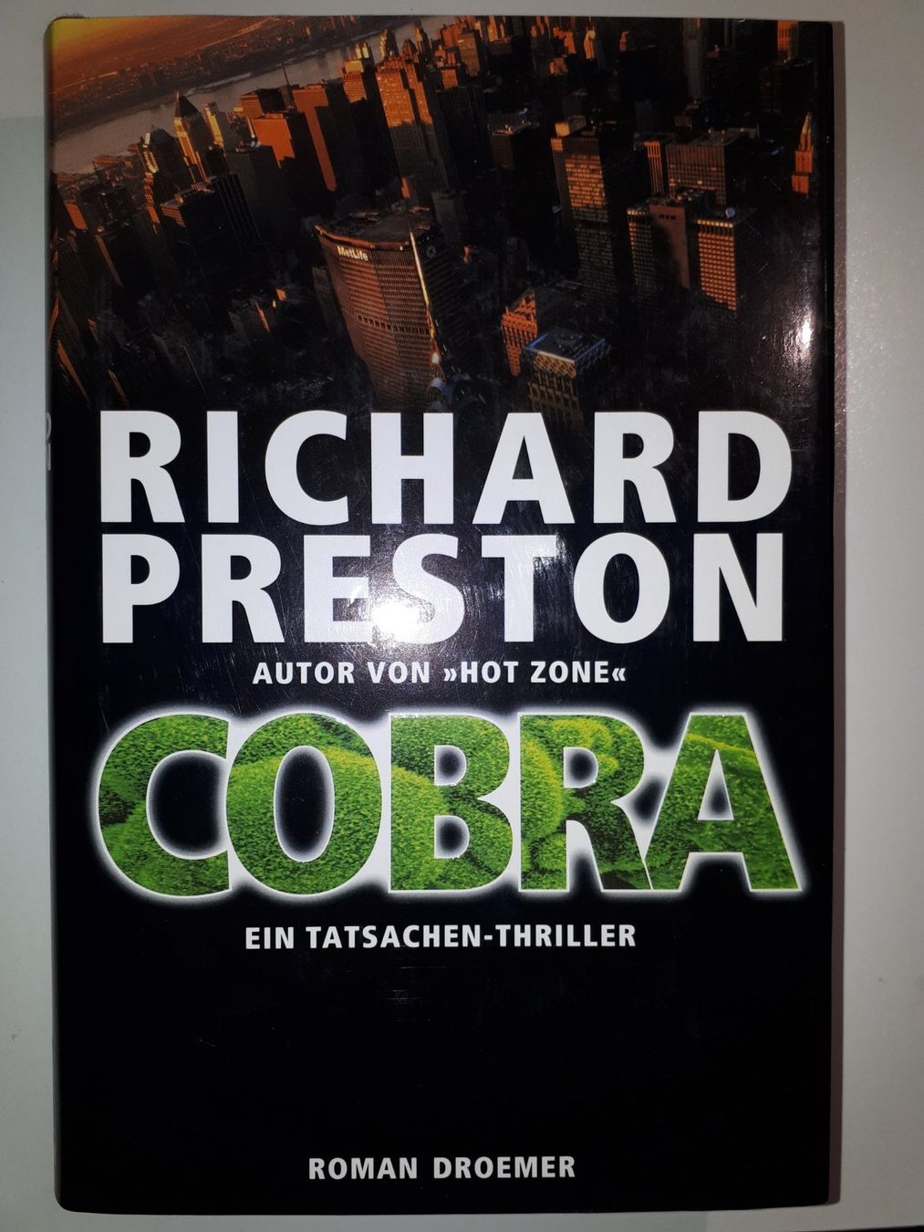 Libri: Richard Preston: Cobra – Usato da Dietikon venduto da Buchantiqdietikon
