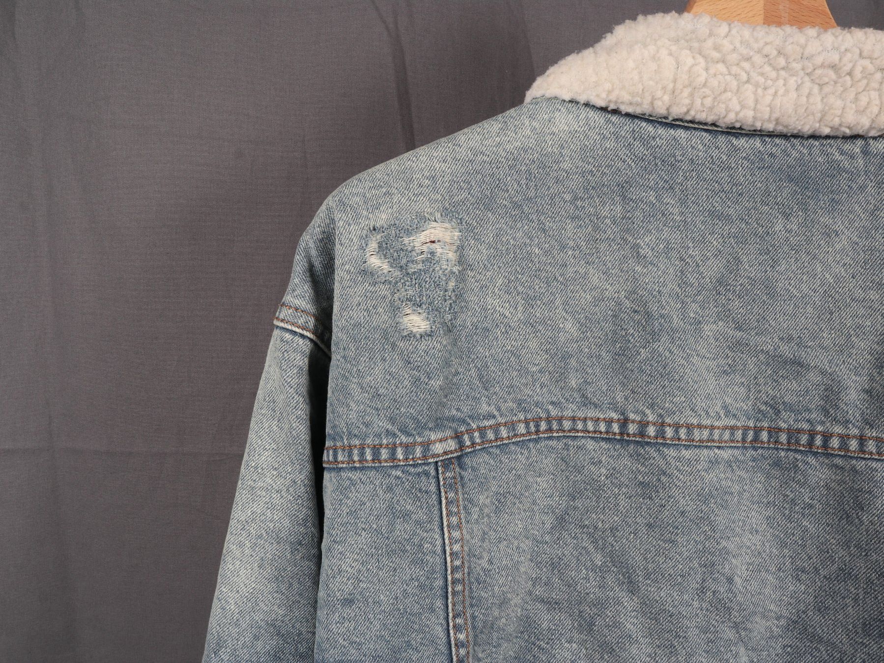 Jacken: REBEL Jeansajacke – Gebraucht aus Steinen von Restwert_Steinen 5