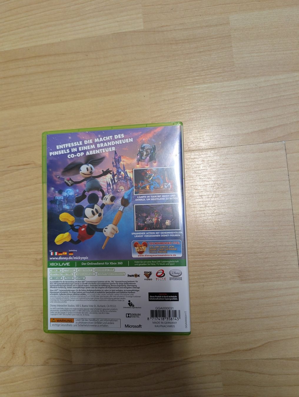 Giochi: Epic Mickey 2 Microsoft Xbox 360 – Usato da Giubiasco venduto da Ticinerd 1