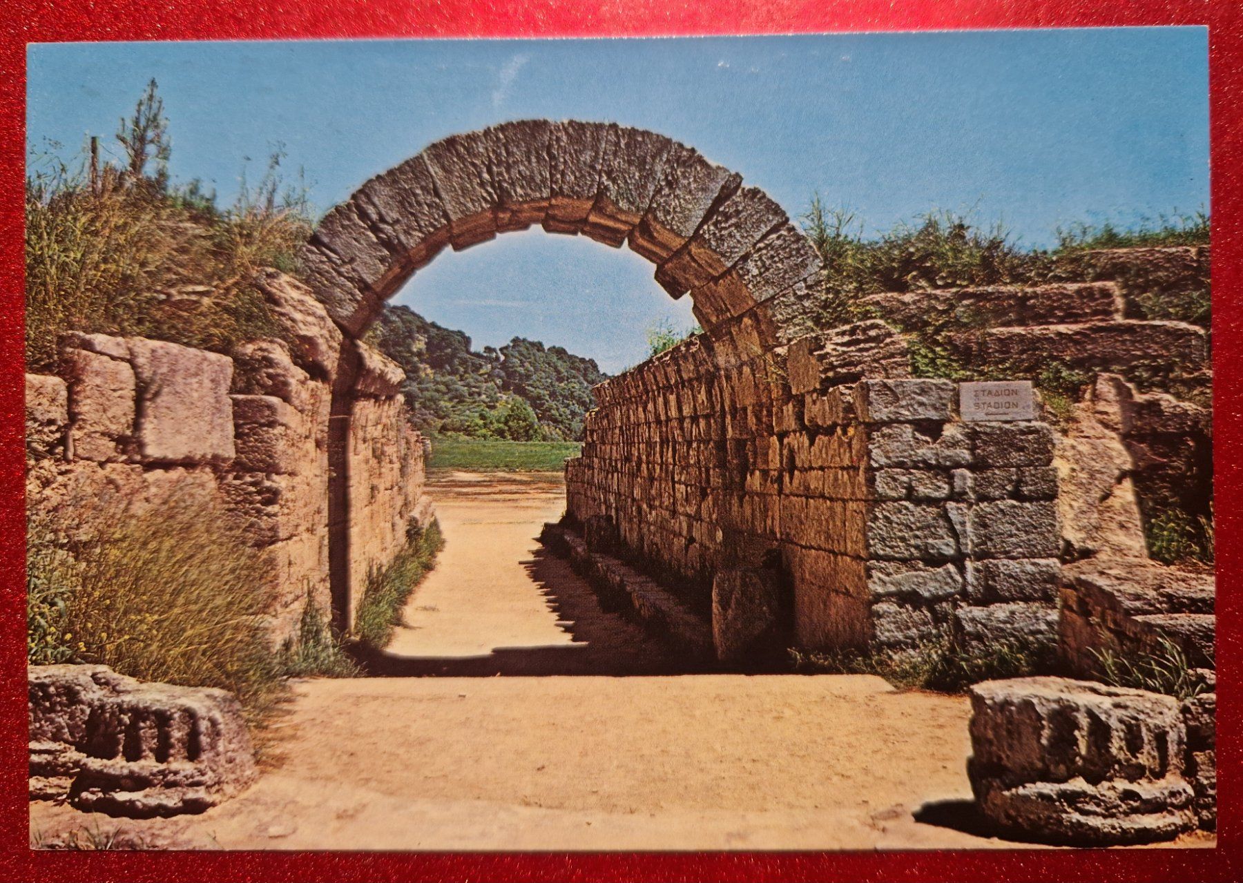 Cartoline postali: Olympia Eingang Stadion Griechenland top – Nuovo (secondo la descrizione) da Melchnau venduto da Fishel