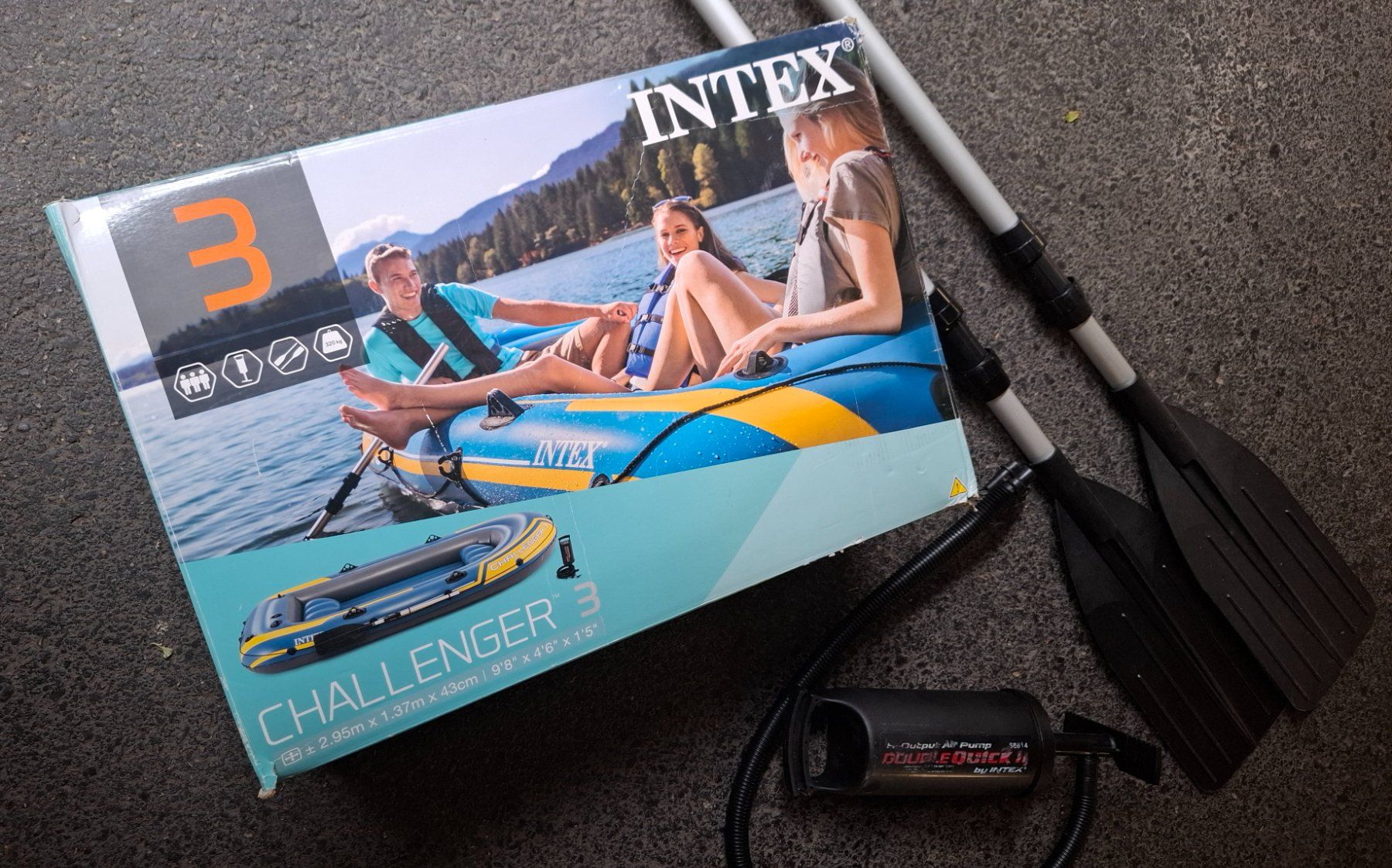 Barche: Intex Challenger 3 Inflatable boat – Usato da Luzern venduto da jus_9w57 1